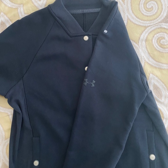 Under Armour Fleece Sweatshirt Bomber Jacket - Picture 3 of 7